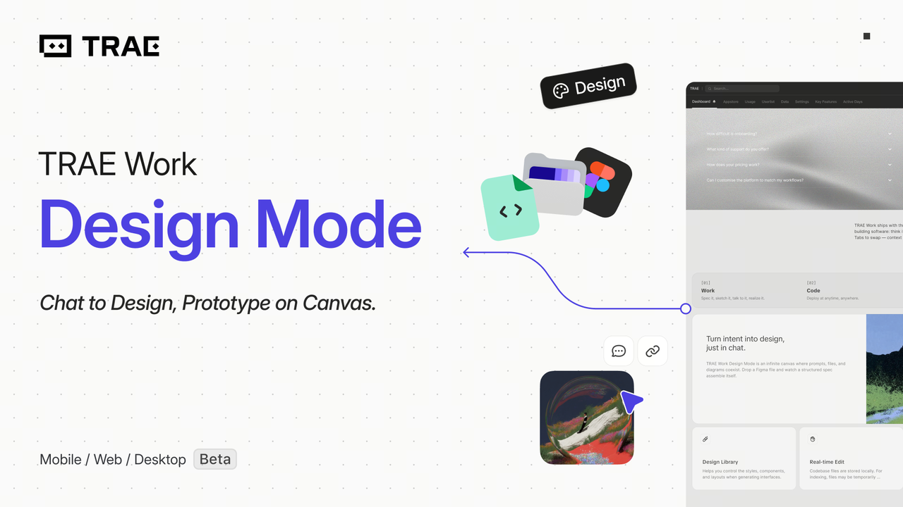 Introducing Design Mode in TRAE Work