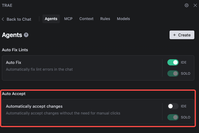 Changelog visual