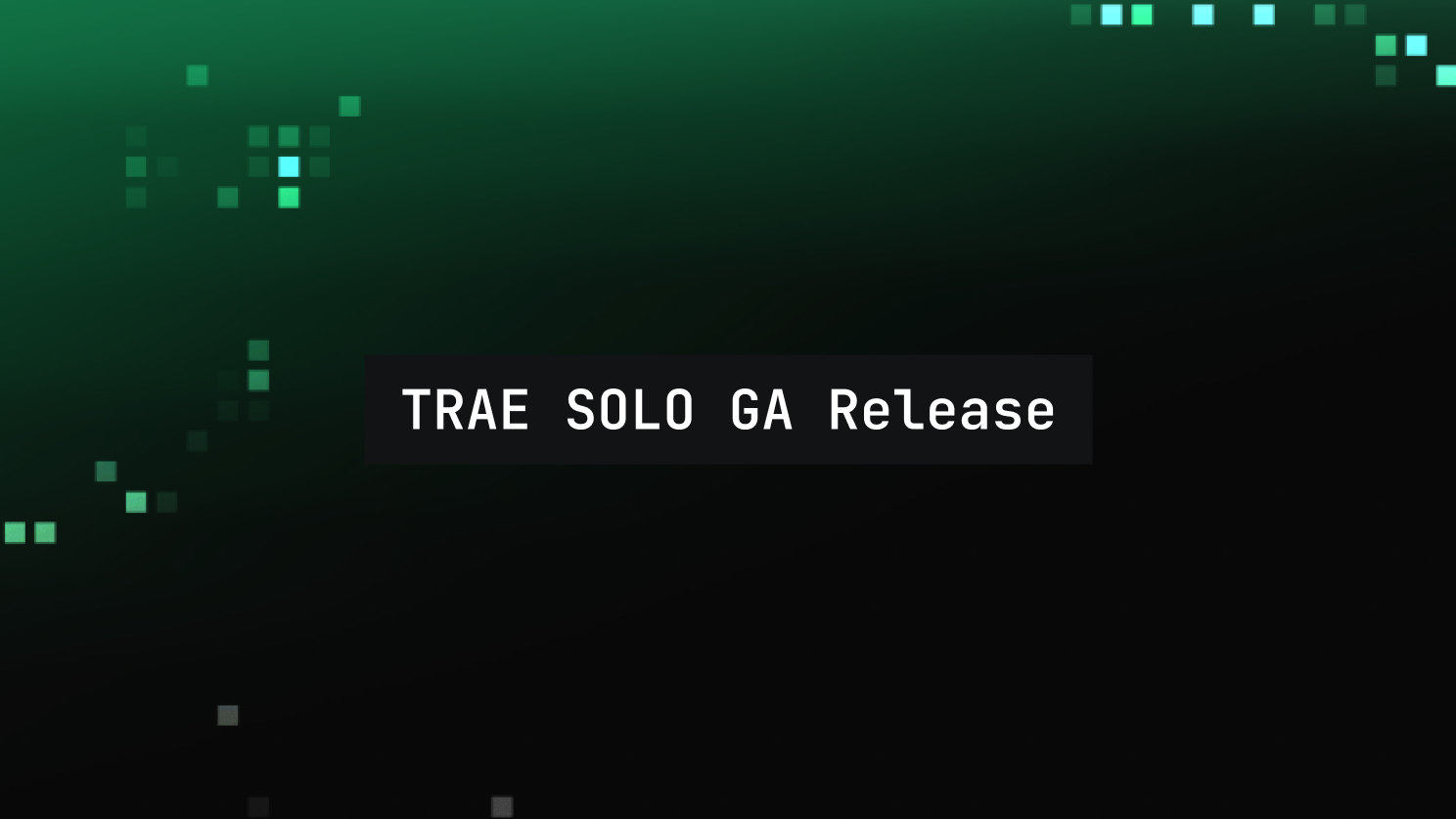 TRAE SOLO GA Release.